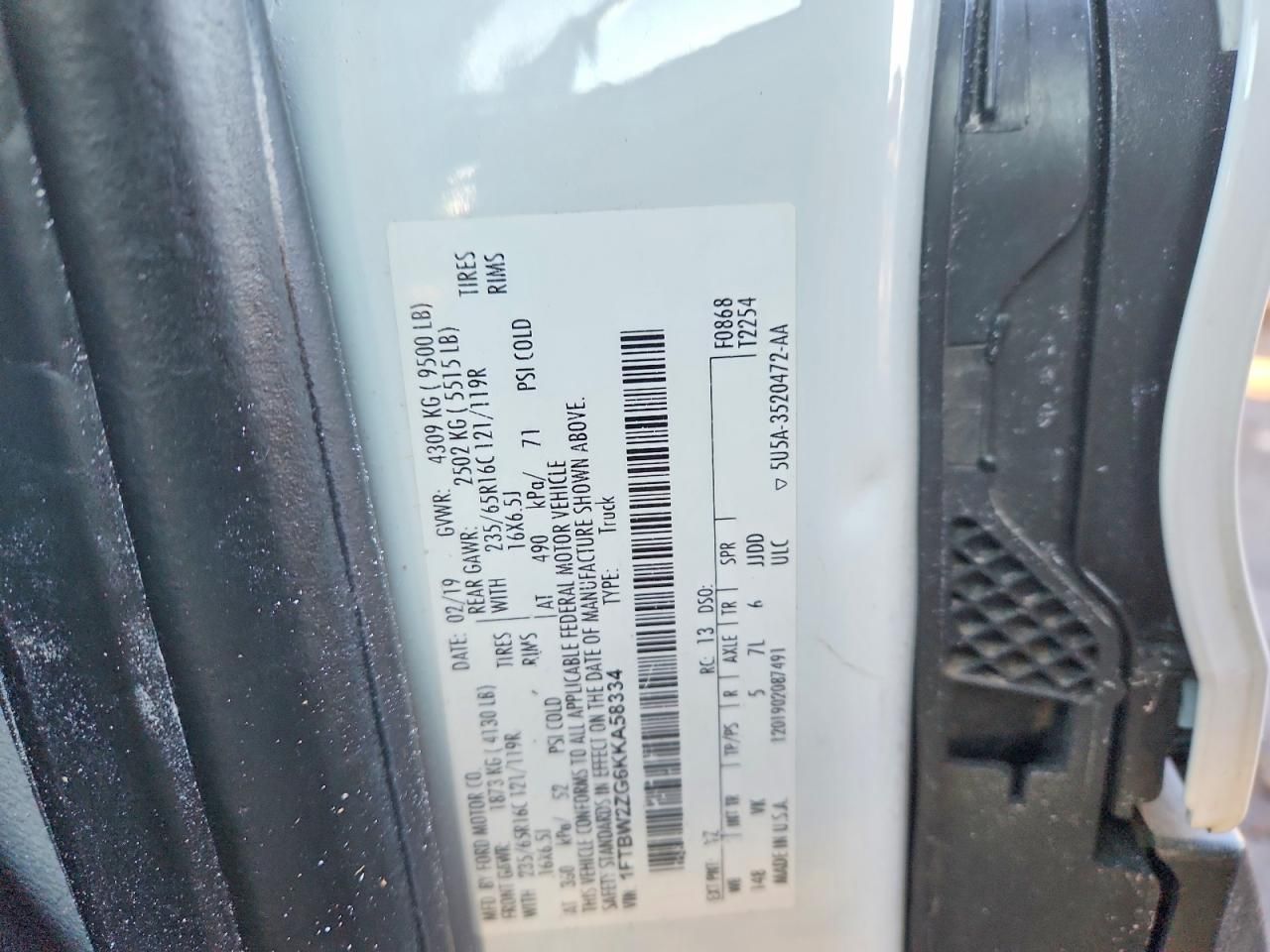 2019 Ford Transit T-350