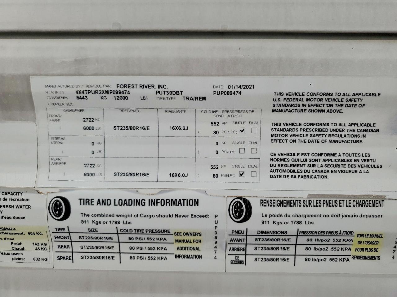 2021 Sandstorm 2021 Forest River Palamino Puma Camper