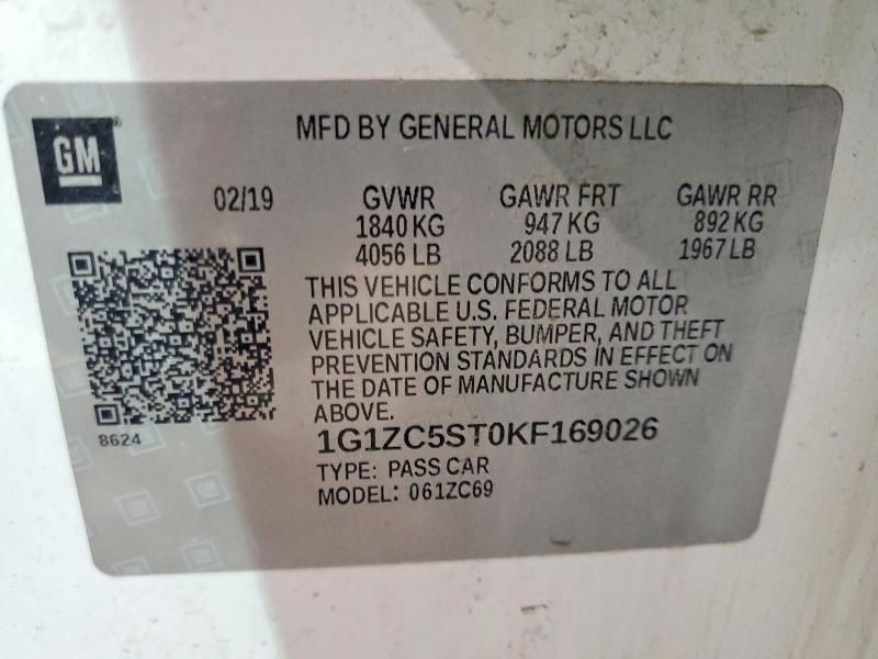 2019 Chevrolet Malibu ls