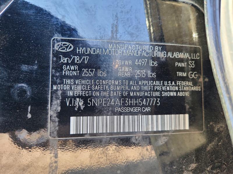 2017 Hyundai Sonata se