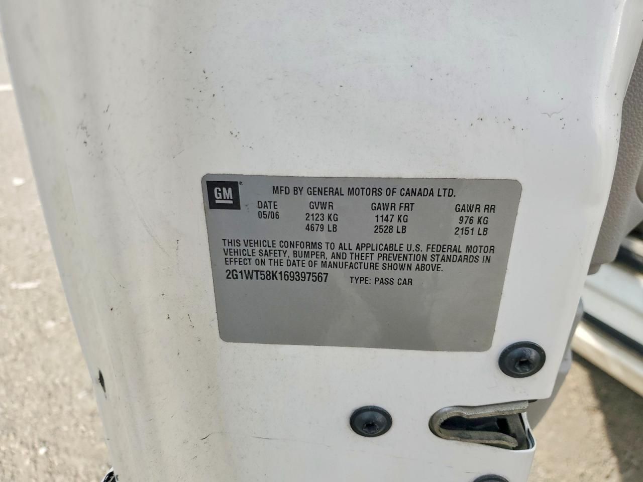 2006 Chevrolet Impala lt