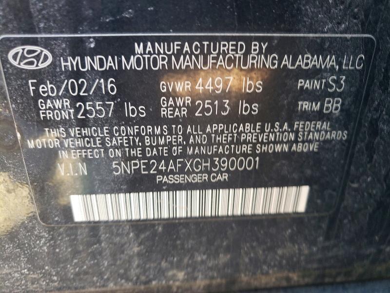 2016 Hyundai Sonata se