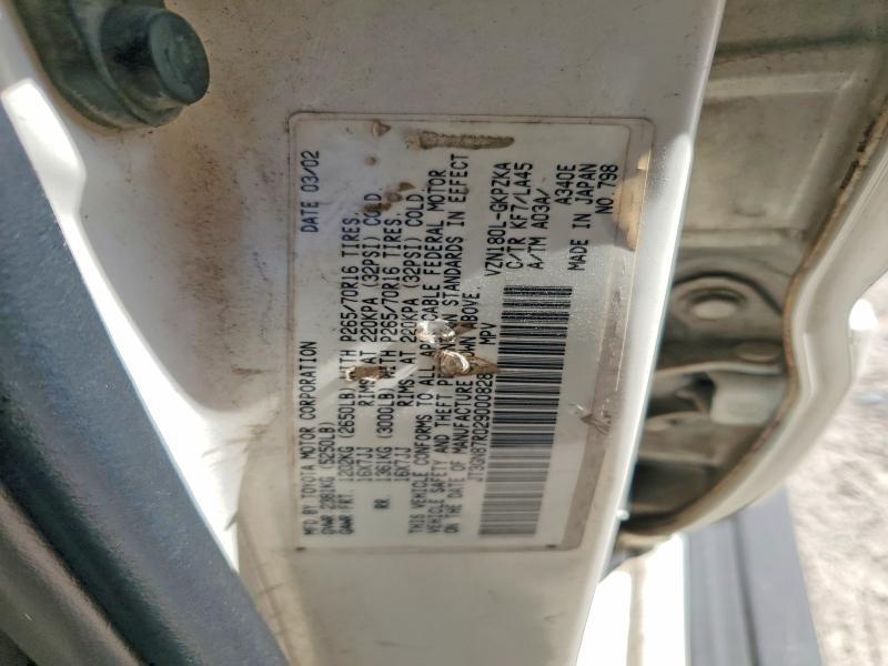 2002 Toyota 4runner Limited
