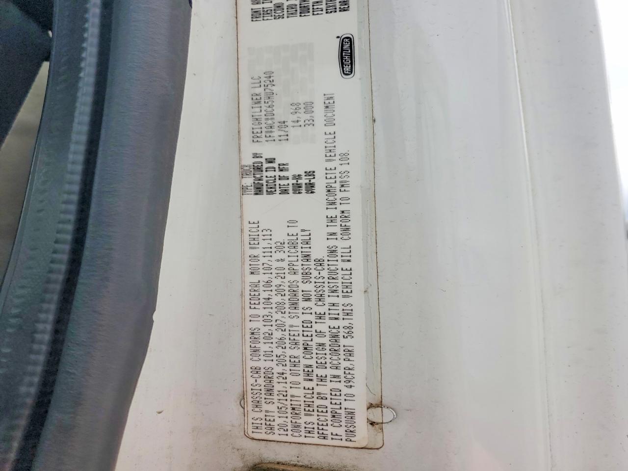 2005 Freightliner M2 106 Medium Duty