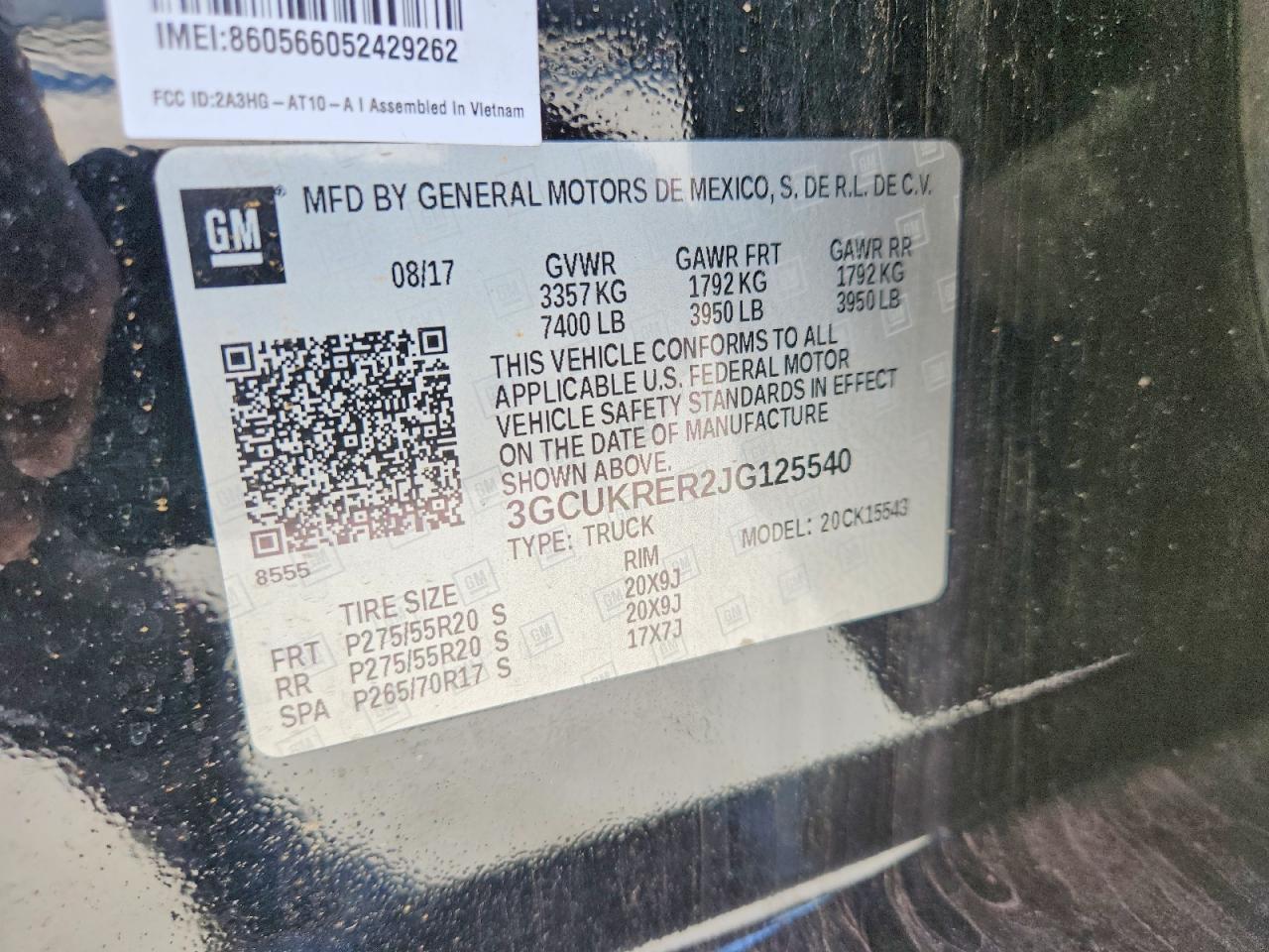 2018 Chevrolet Silverado K1500 lt