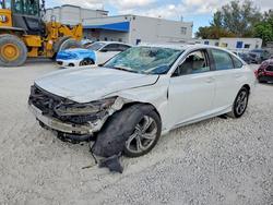 Honda Accord salvage cars for sale: 2018 Honda Accord exl