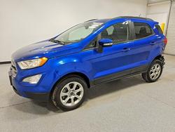 Ford Ecosport salvage cars for sale: 2022 Ford Ecosport se