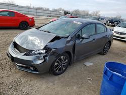 Honda Civic salvage cars for sale: 2013 Honda Civic exl