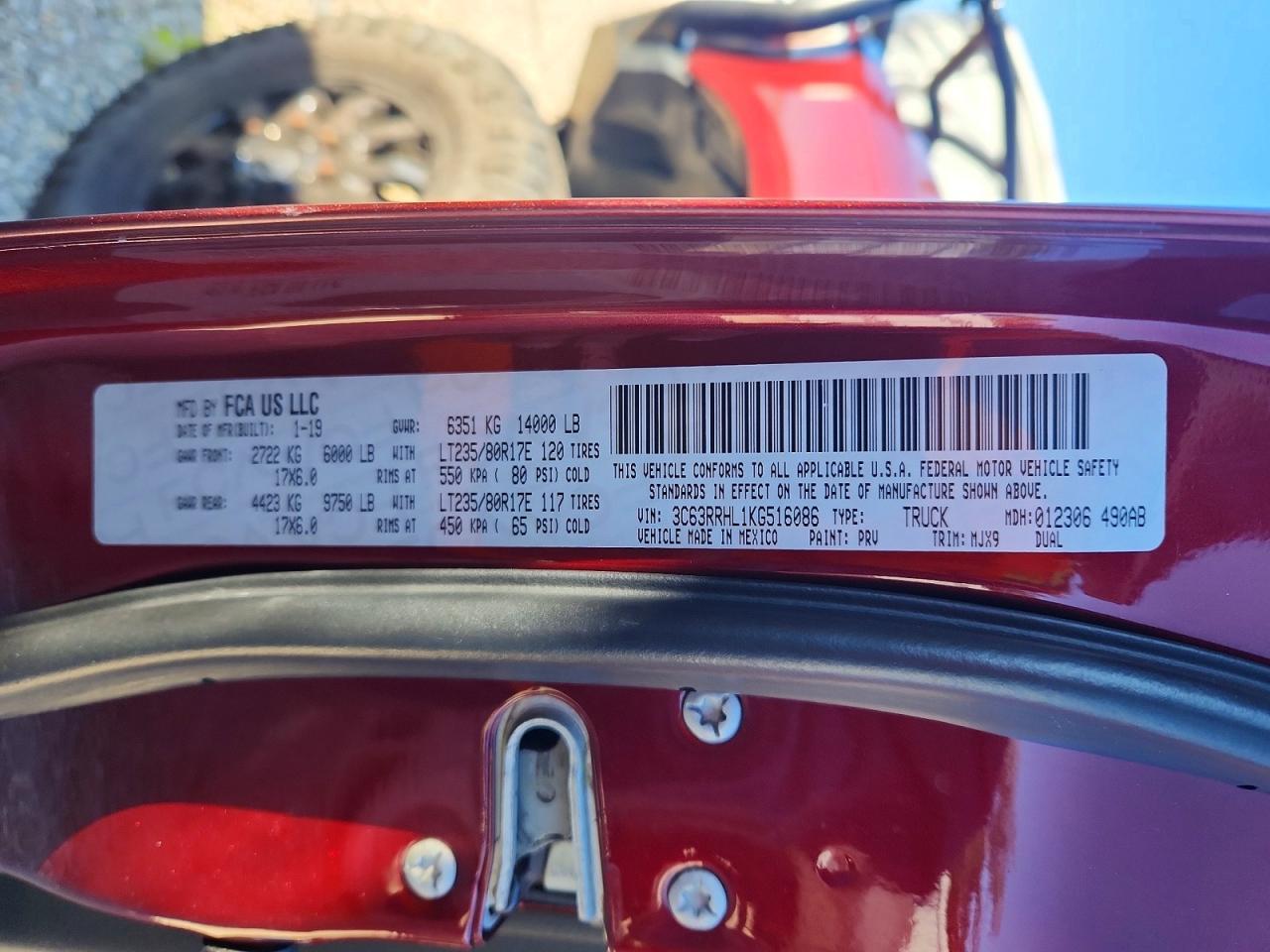 2019 Dodge RAM 3500 BIG Horn