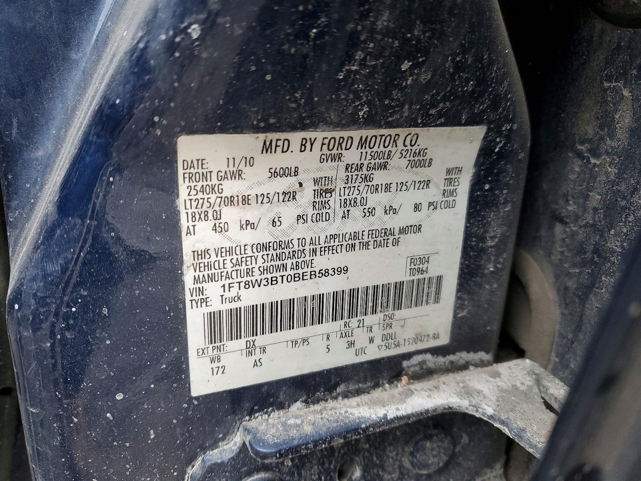 2011 Ford F350 Super Duty