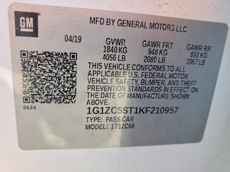 2019 Chevrolet Malibu ls