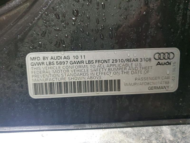 2012 Audi A8 l Quattro