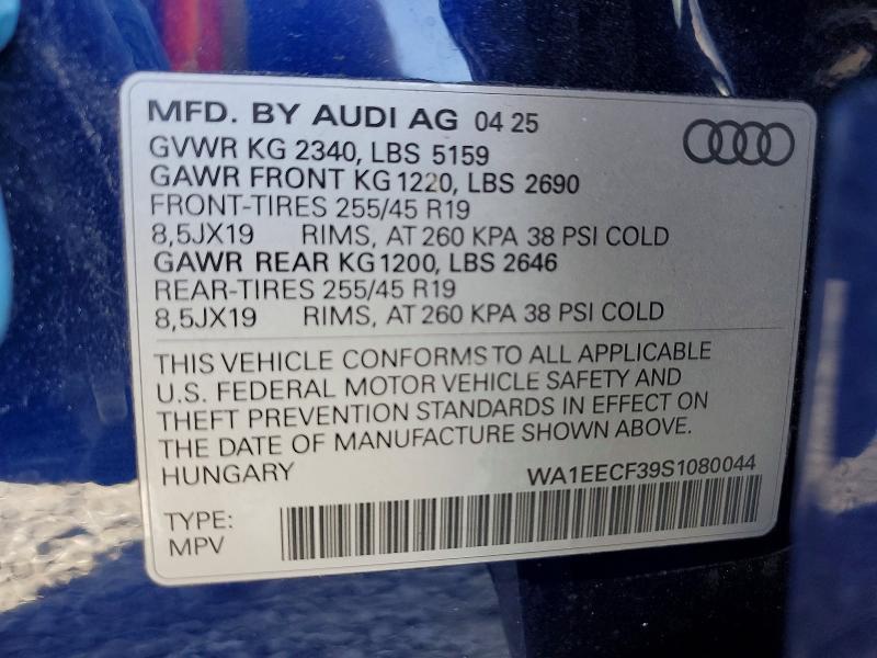 2025 Audi Q3 Premium Plus s Line 45