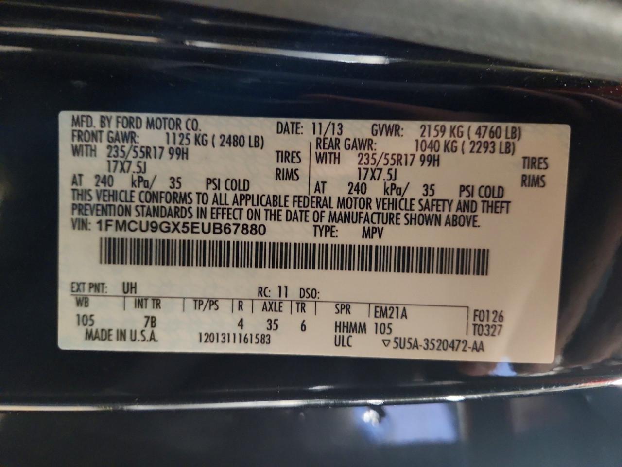 2014 Ford Escape se