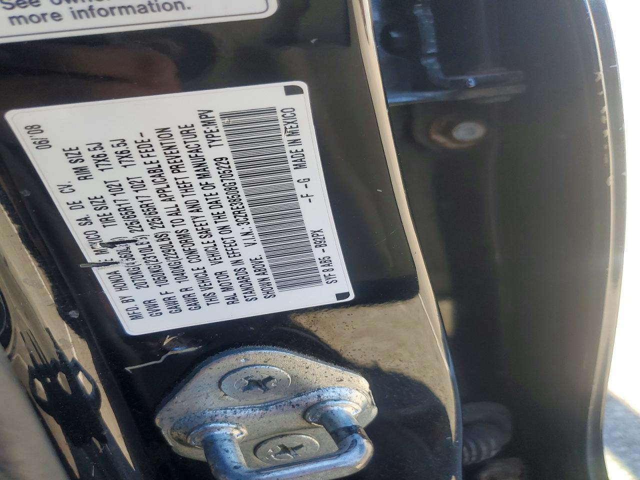 2008 Honda Cr-v ex