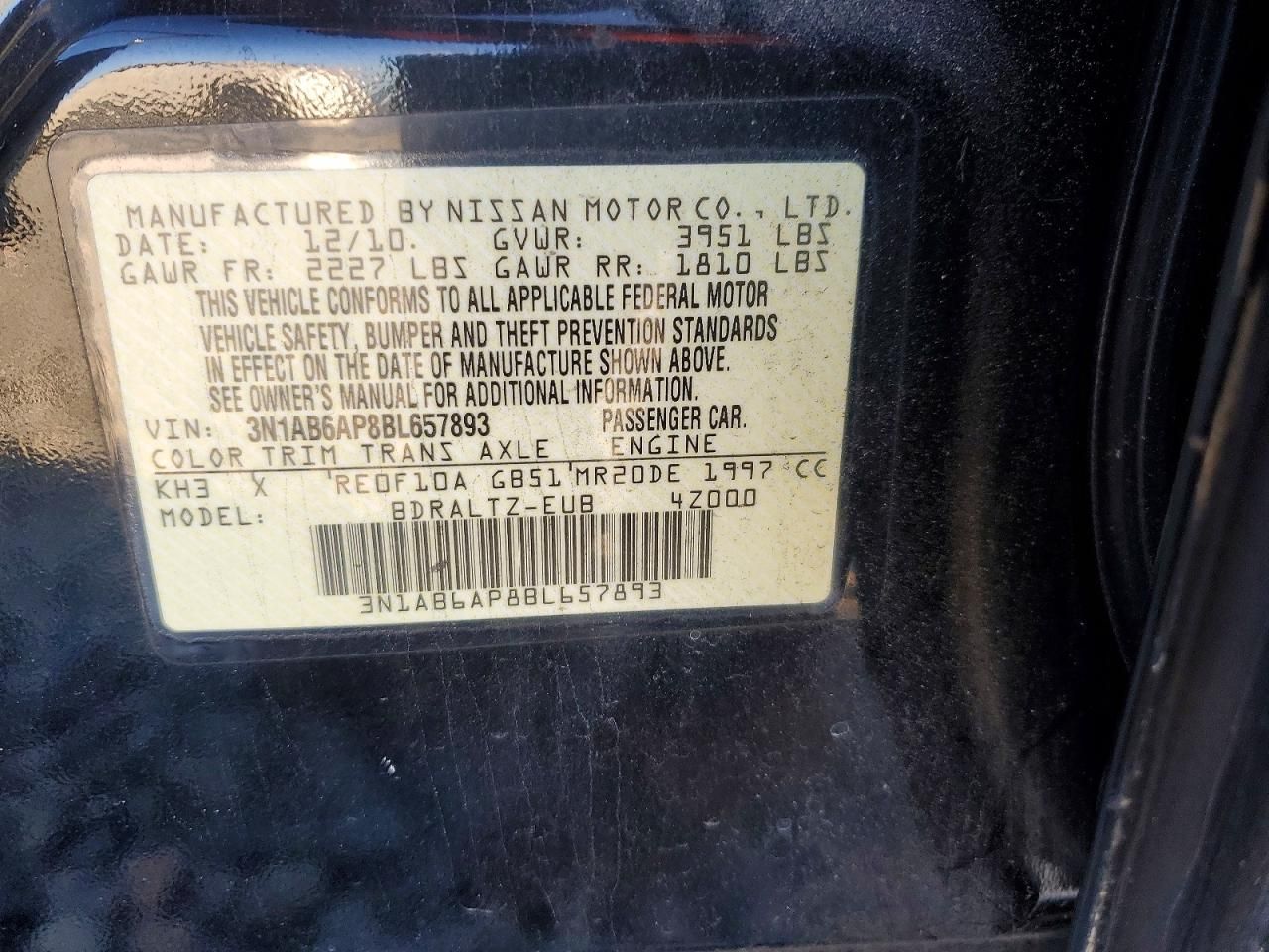 2011 Nissan Sentra 2.0