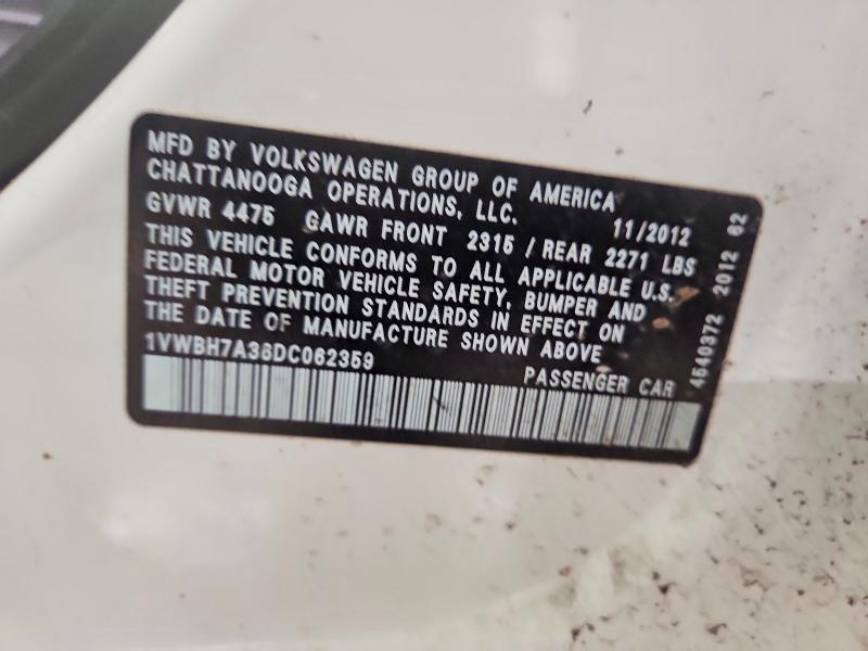 2013 Volkswagen Passat se