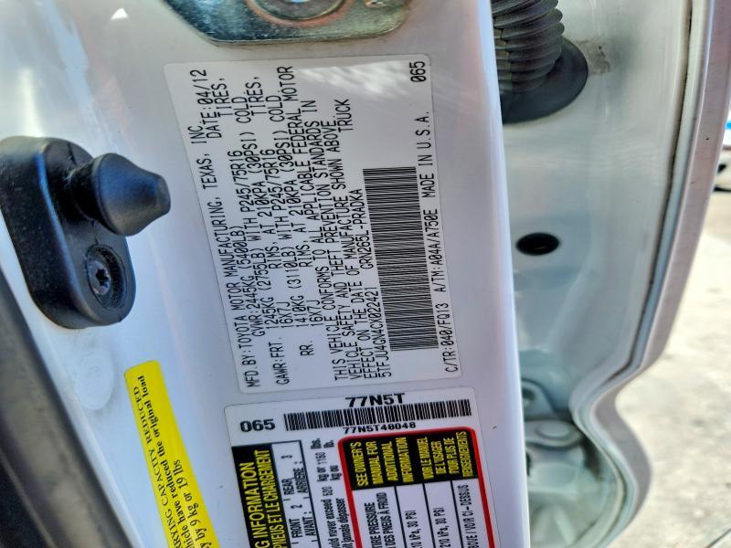 2012 Toyota Tacoma Prerunner V6
