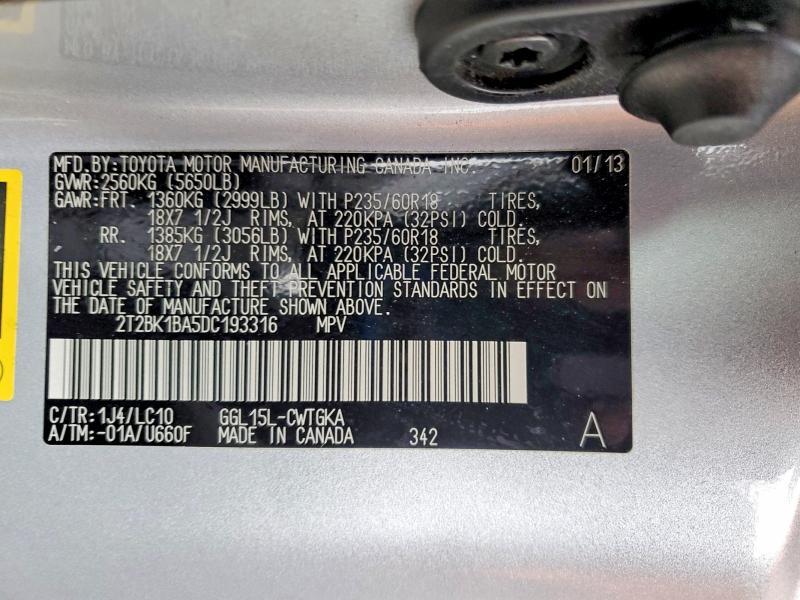 2013 Lexus Rx 350 Base
