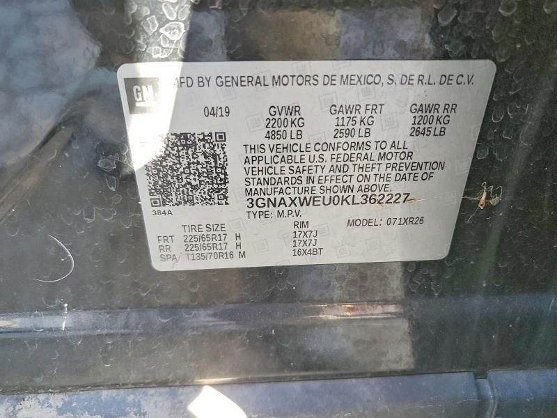 2019 Chevrolet Equinox lt