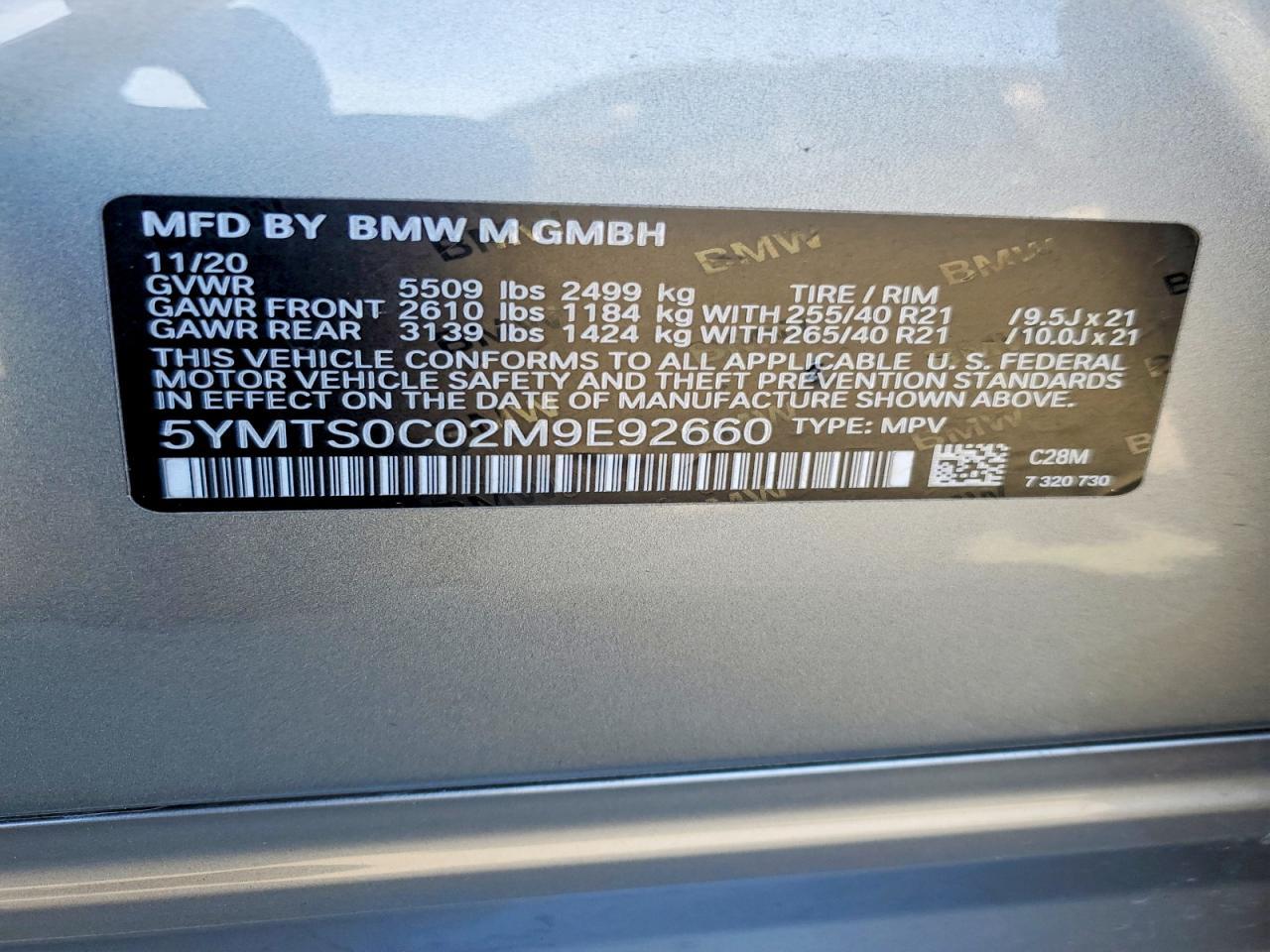 2021 BMW X3 m Competition