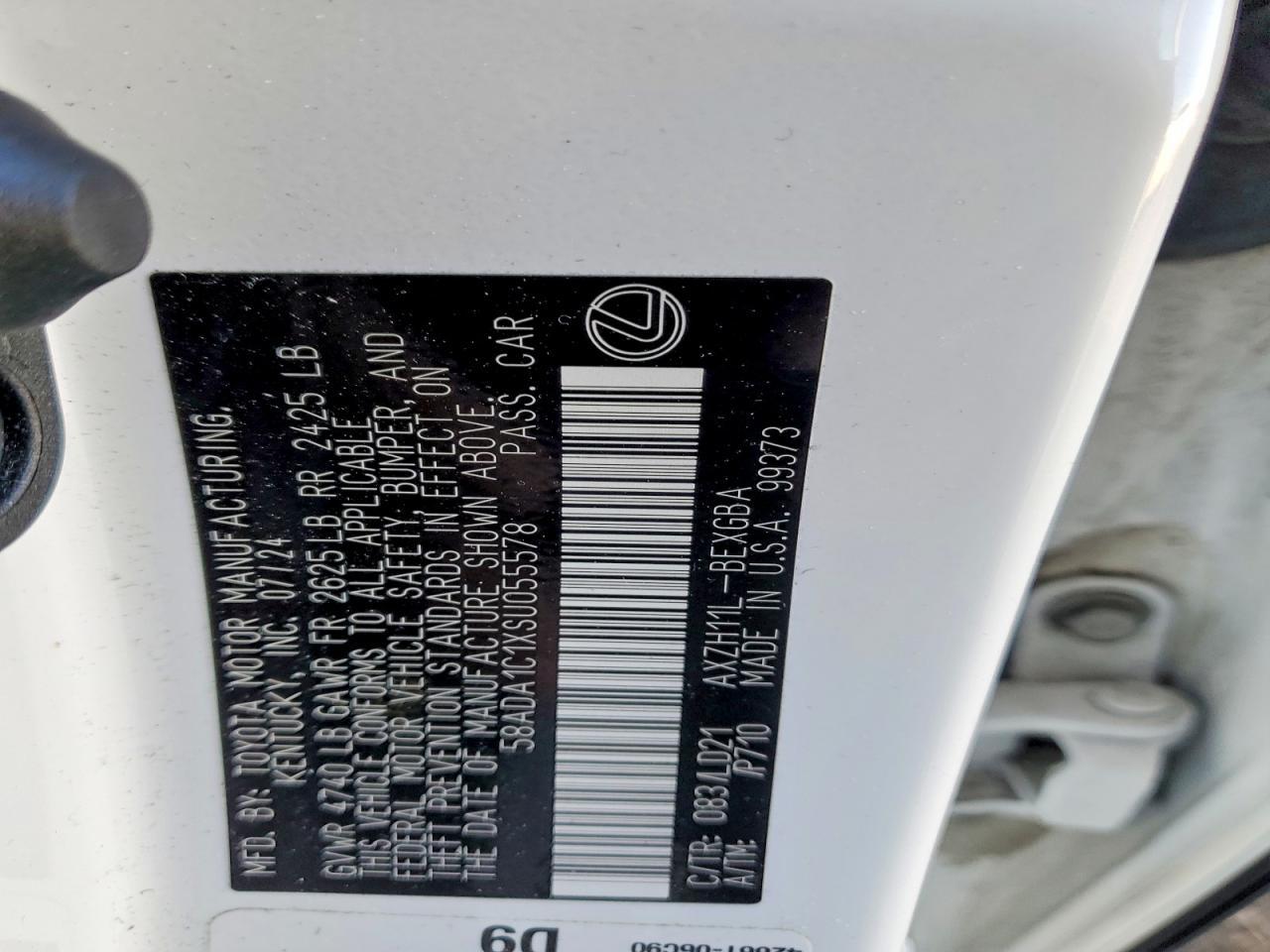 2025 Lexus Es 300h Base
