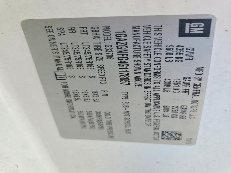 2016 Chevrolet Express G3500 LS