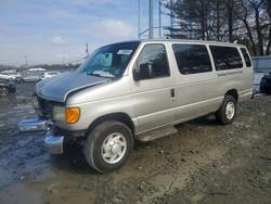 Ford salvage cars for sale: 2003 Ford Econoline E350 Super Duty Wagon