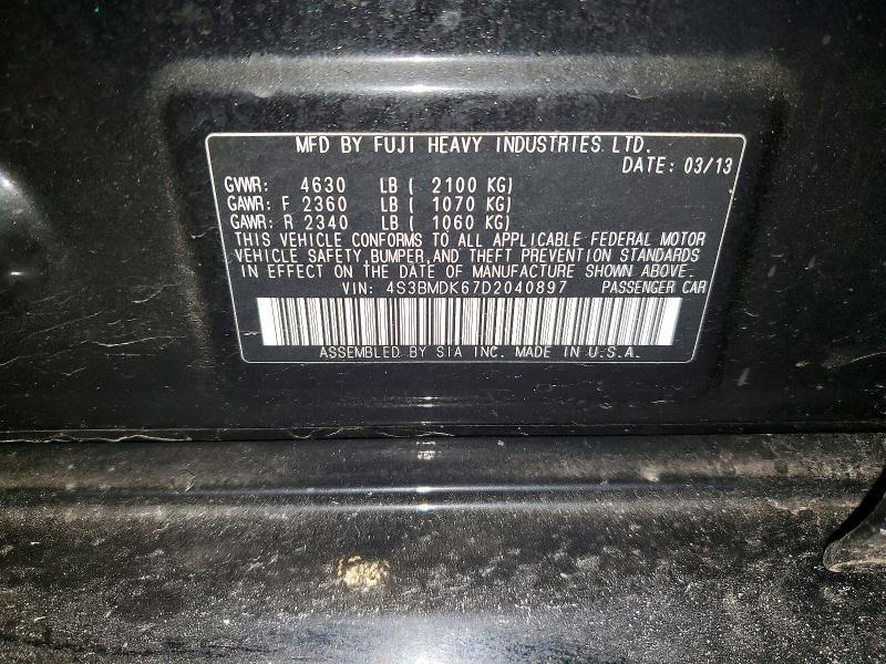 2013 Subaru Legacy 3.6r Limited