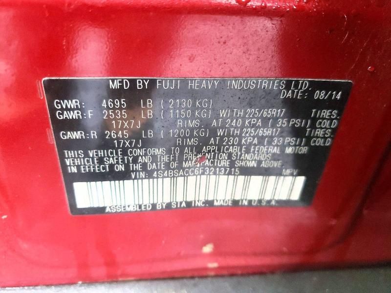 2015 Subaru Outback 2.5i Premium