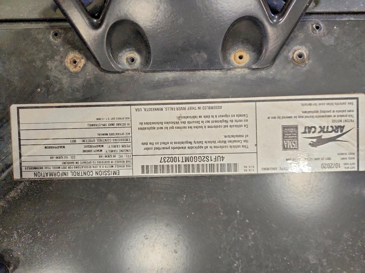 2021 Arctic Cat ZR 6000 R XC 137