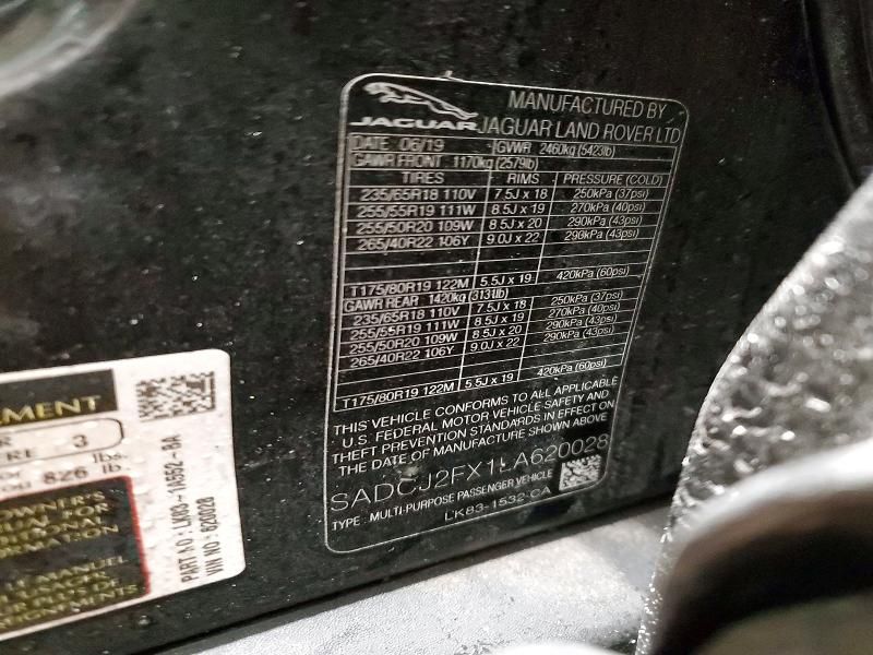 2020 Jaguar F-pace Premium