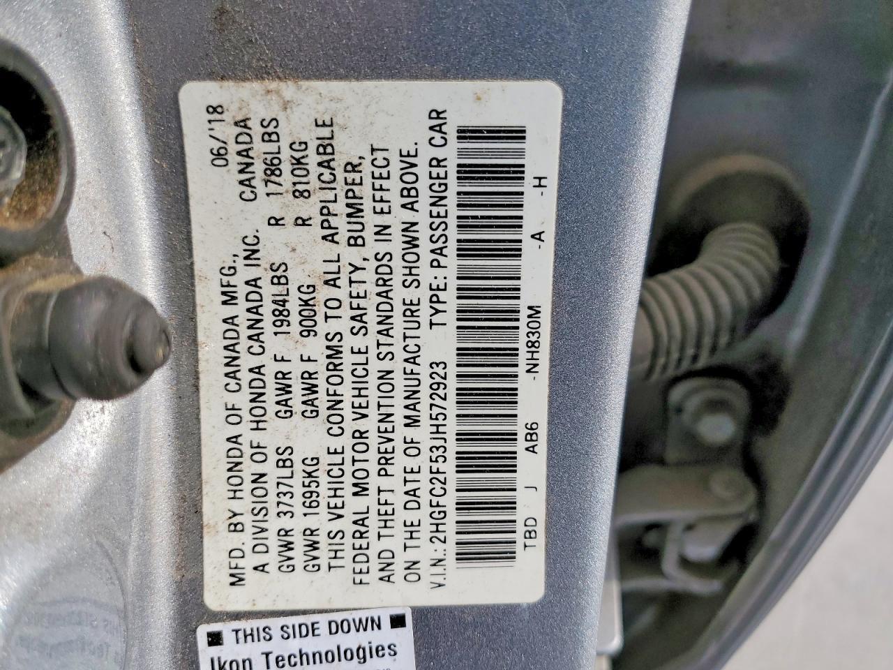 2018 Honda Civic lx