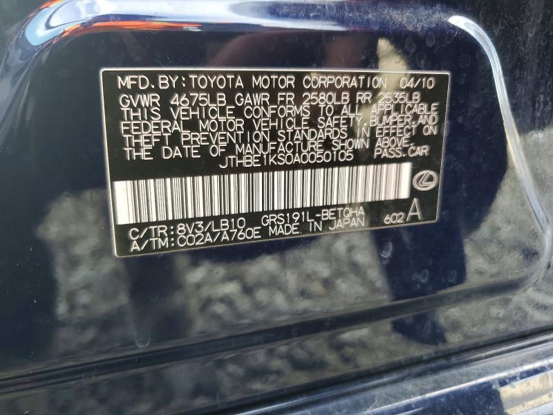 2010 Lexus Gs 350