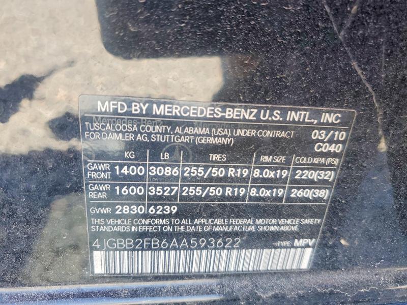 2010 Mercedes-Benz Ml 350 Bluetec