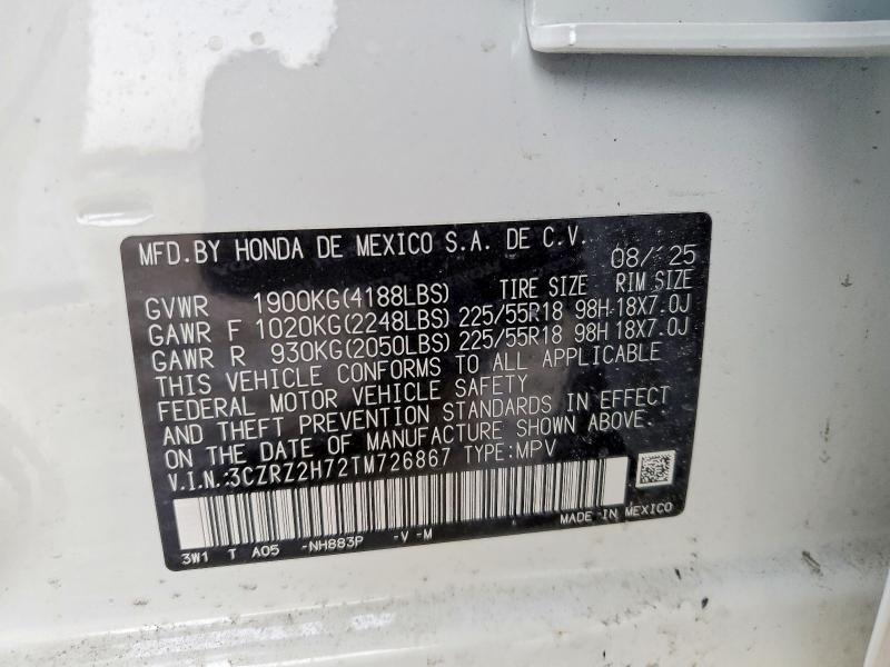 2026 Honda Hr-v exl
