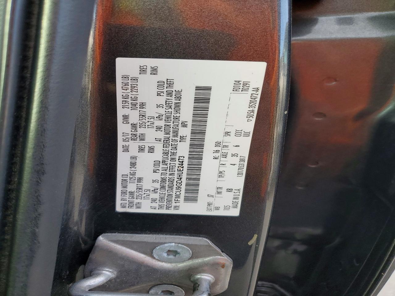 2017 Ford Escape se