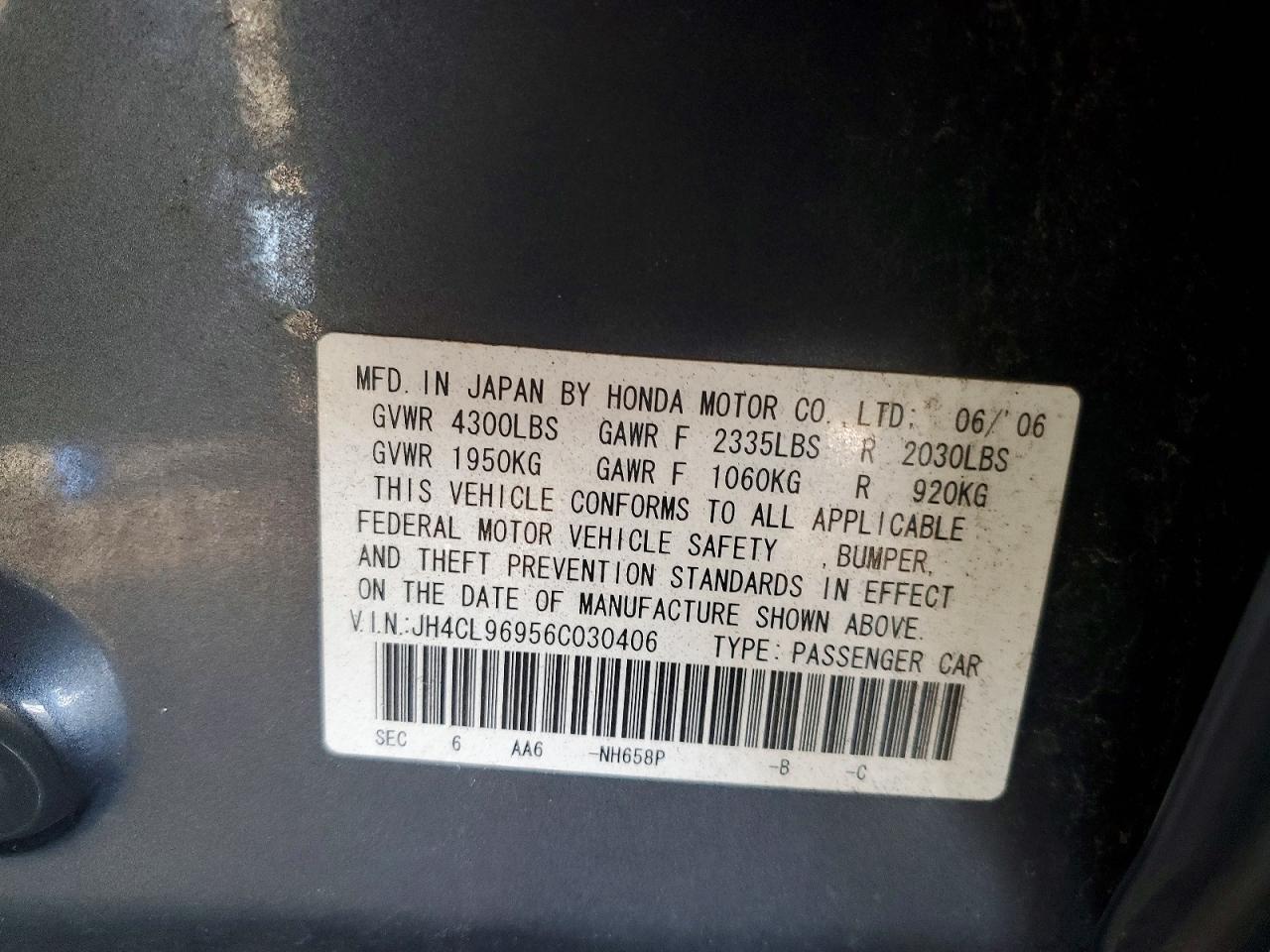 2006 Acura TSX