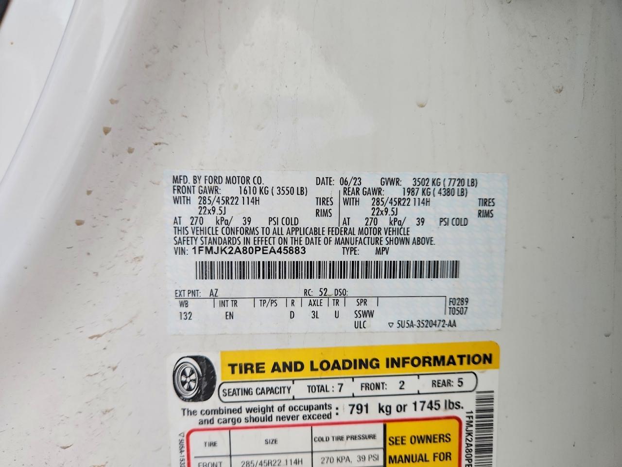 2023 Ford Expedition max Limited