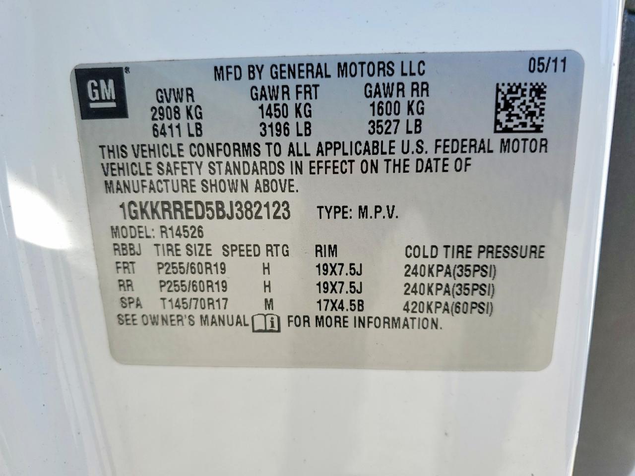 2011 GMC Acadia Slt-1