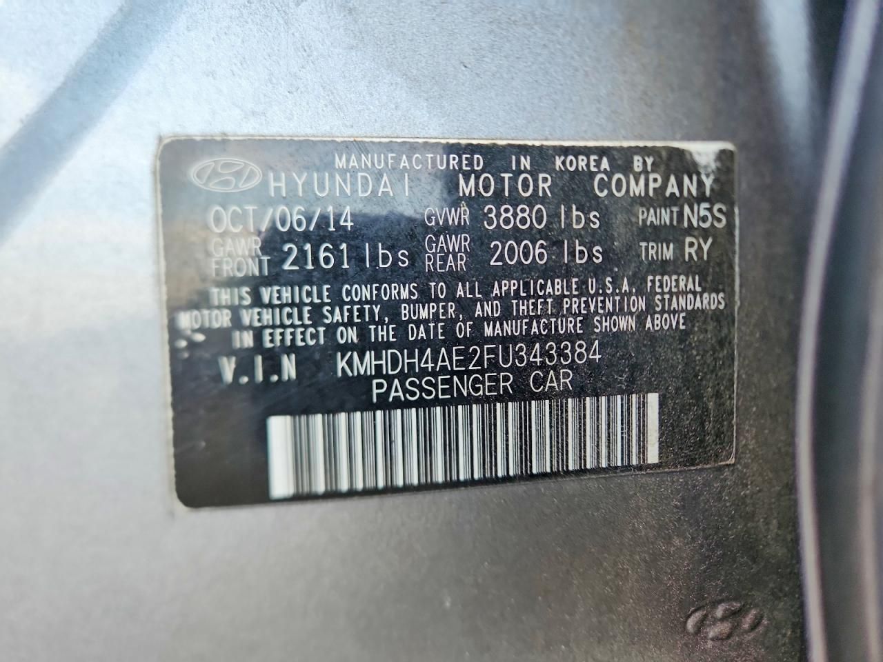 2015 Hyundai Elantra se