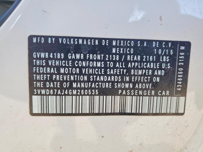 2016 Volkswagen Jetta se