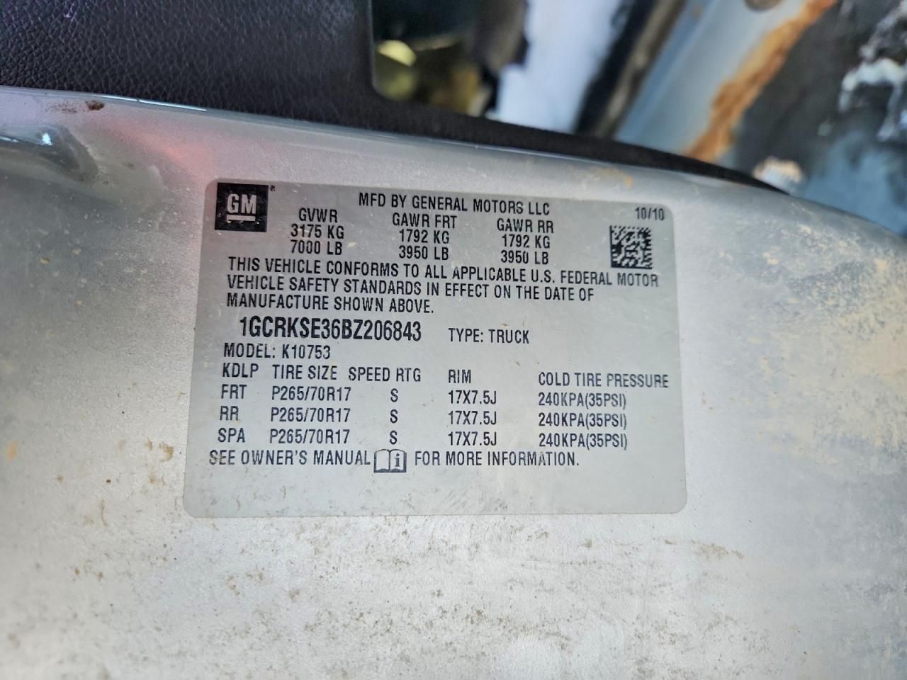 2011 Chevrolet Silverado K1500 LT