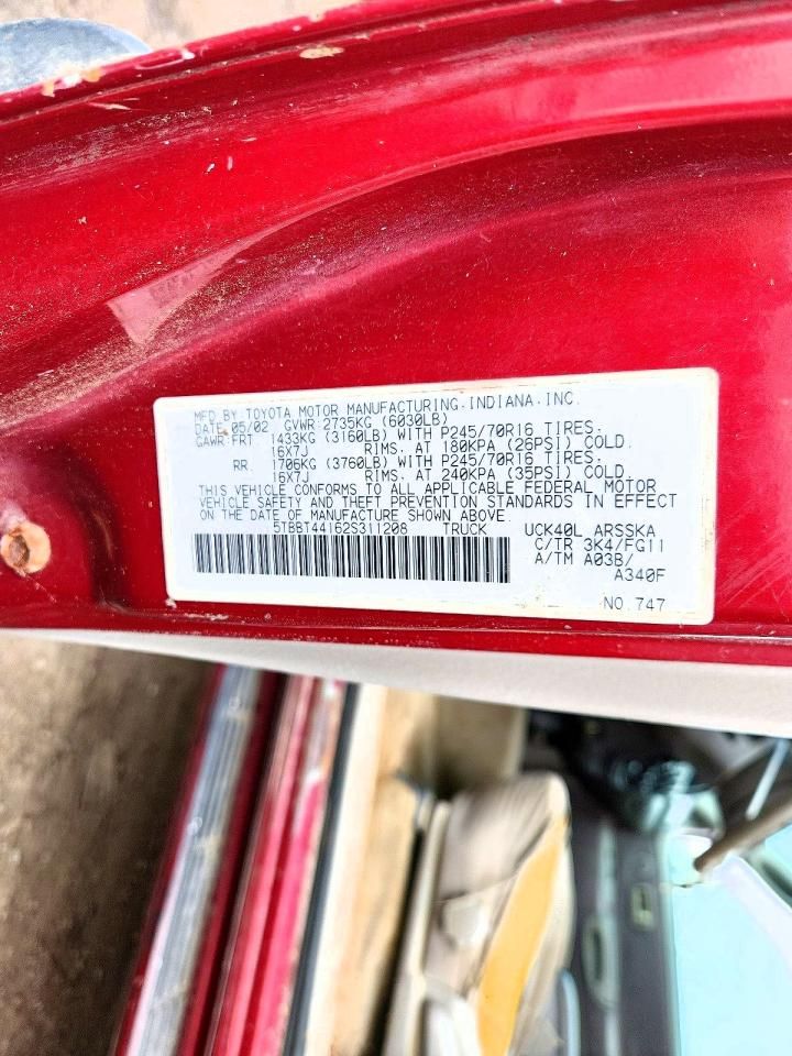 2002 Toyota Tundra Access Cab