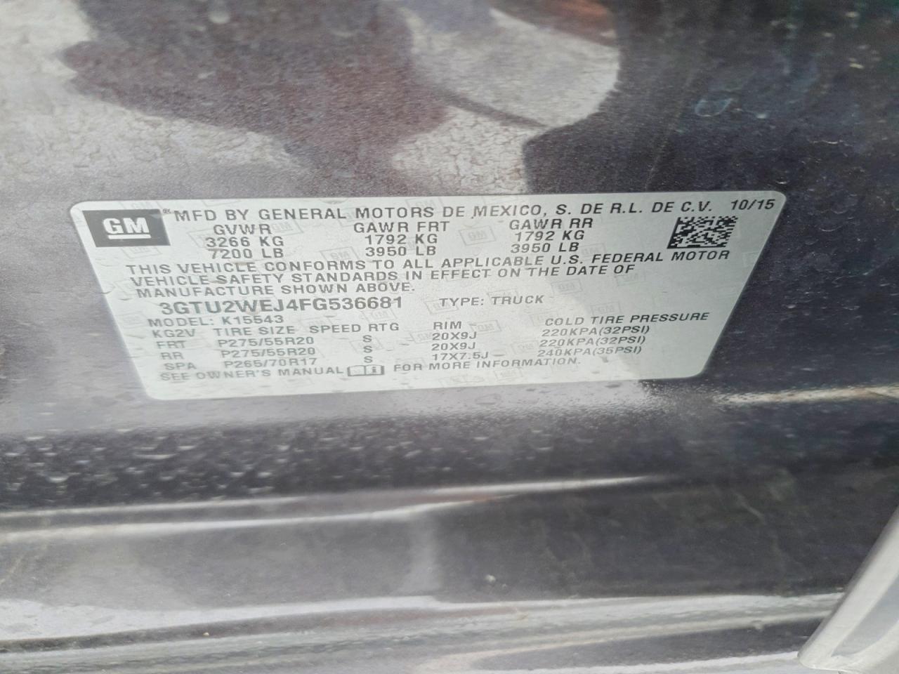 2015 GMC Sierra K1500 Denali