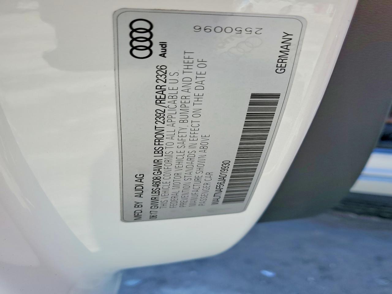 2018 Audi A5 Premium Plus S-line