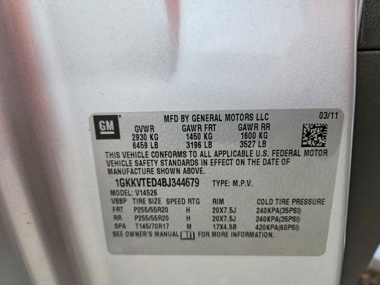 2011 GMC Acadia Denali