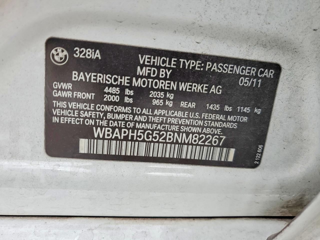 2011 BMW 328 i Sulev