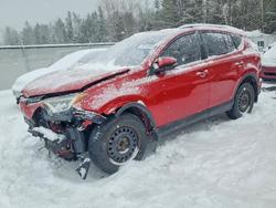 Salvage cars for sale from Copart Ontario Auction, ON: 2016 Toyota Rav4 le