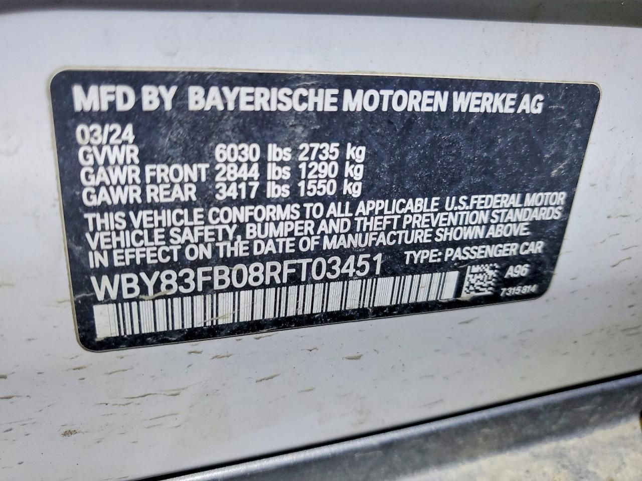 2024 BMW I4 Xdrive 40